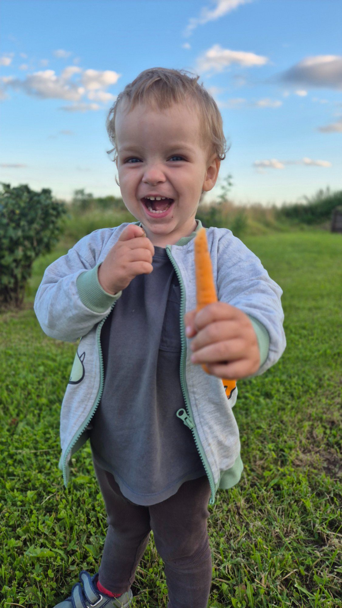 Rõõm koduaia porgandist. 🥕💙