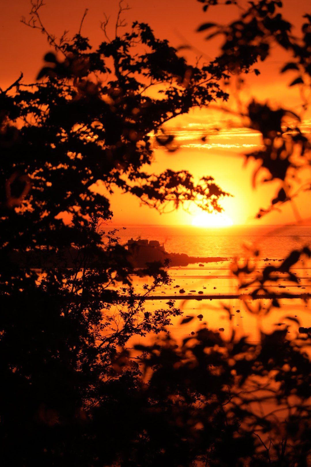 Varemed päikseloojangus